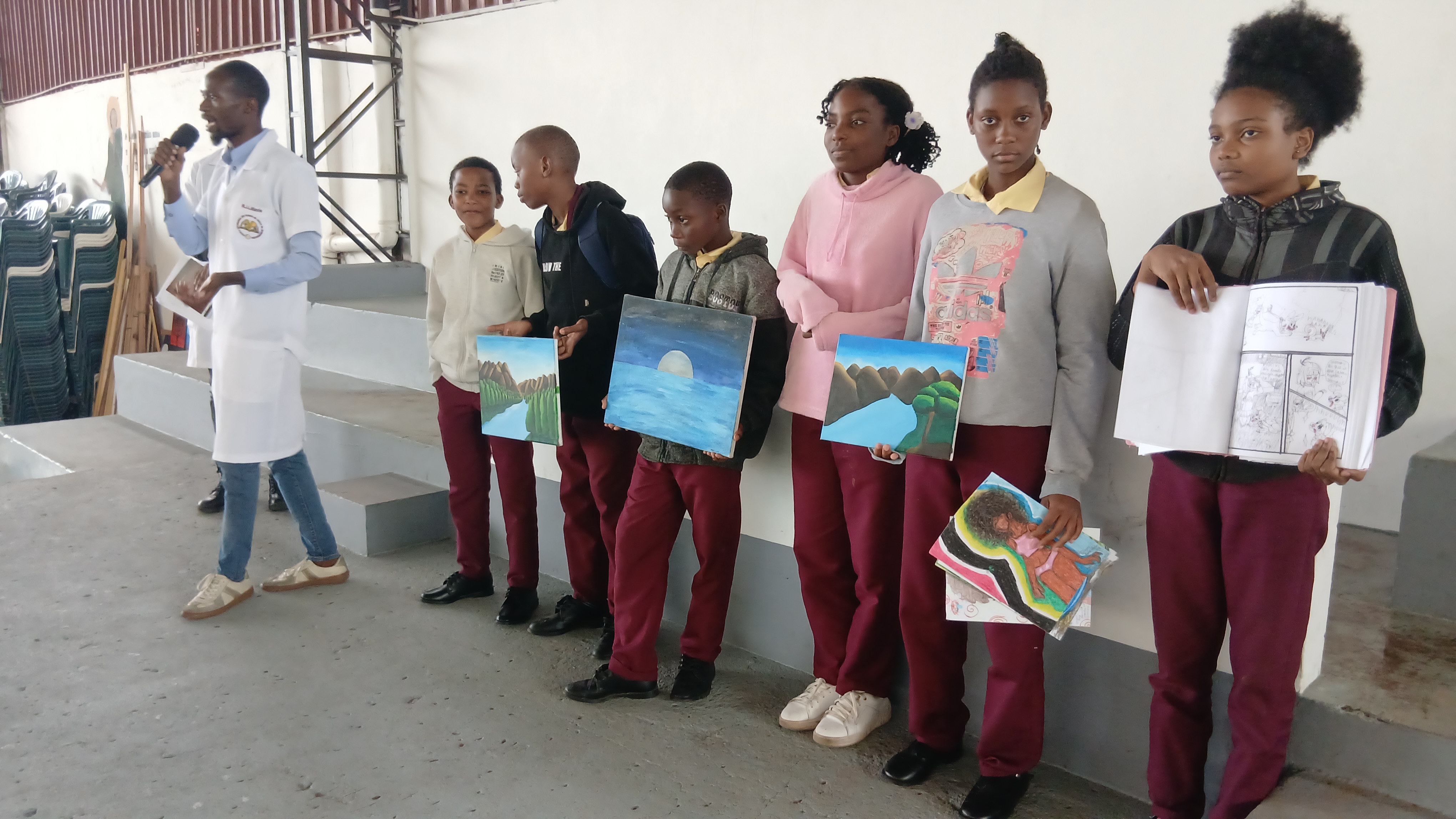 Jovens artistas apresentam as suas obras